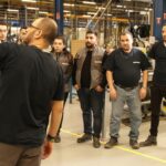 Chef d'équipe et opérateurs atelier